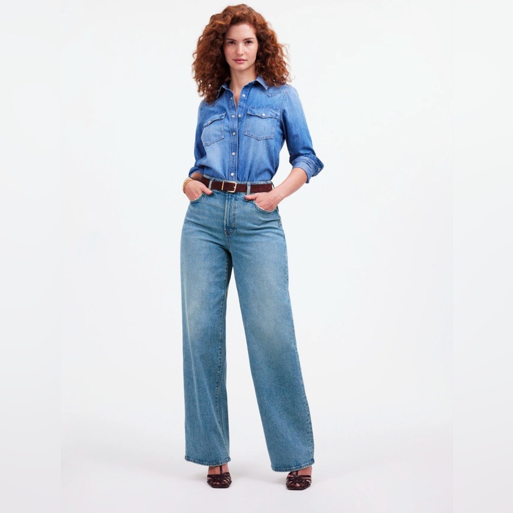 Madewell Curvy Perfect Vintage Wide Leg Jean